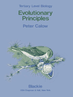 cover image of Evolutionary Principles